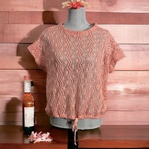 S.C Society Crochet oversized Top size M